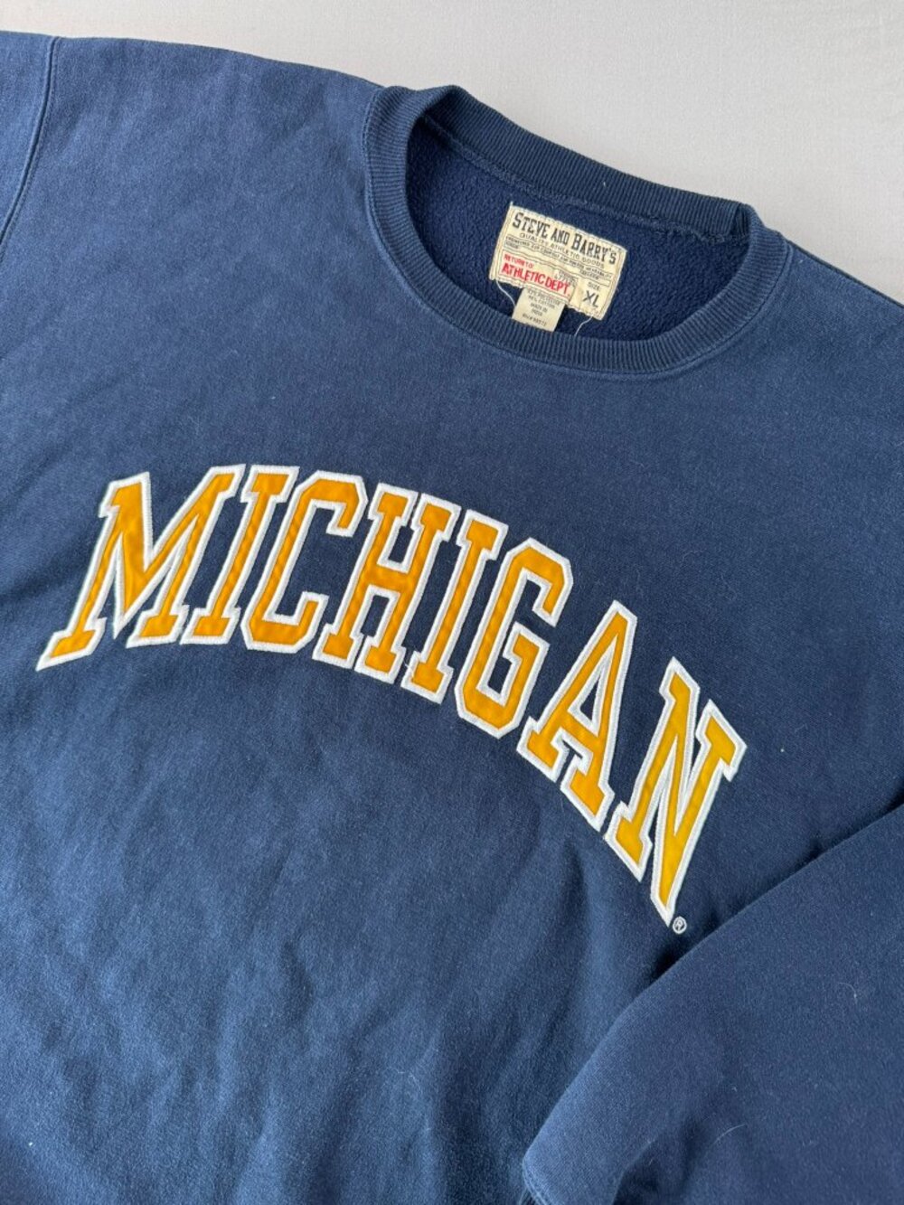 Steve & Barry’s VTG Men’s XL Michigan Wolverines Crewneck Sweatshirt Football